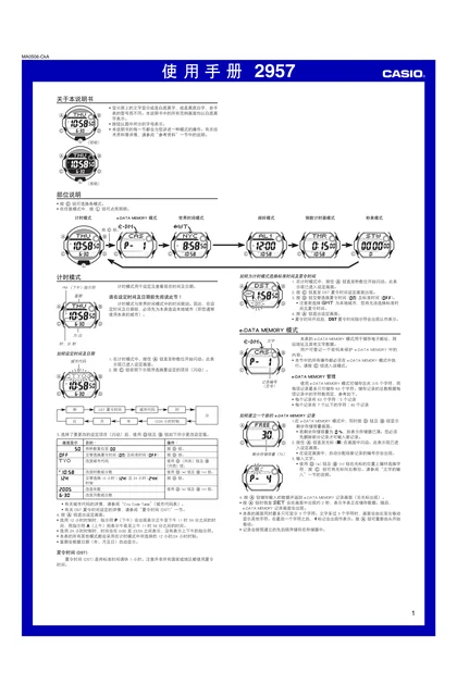 casio 卡西欧 2957